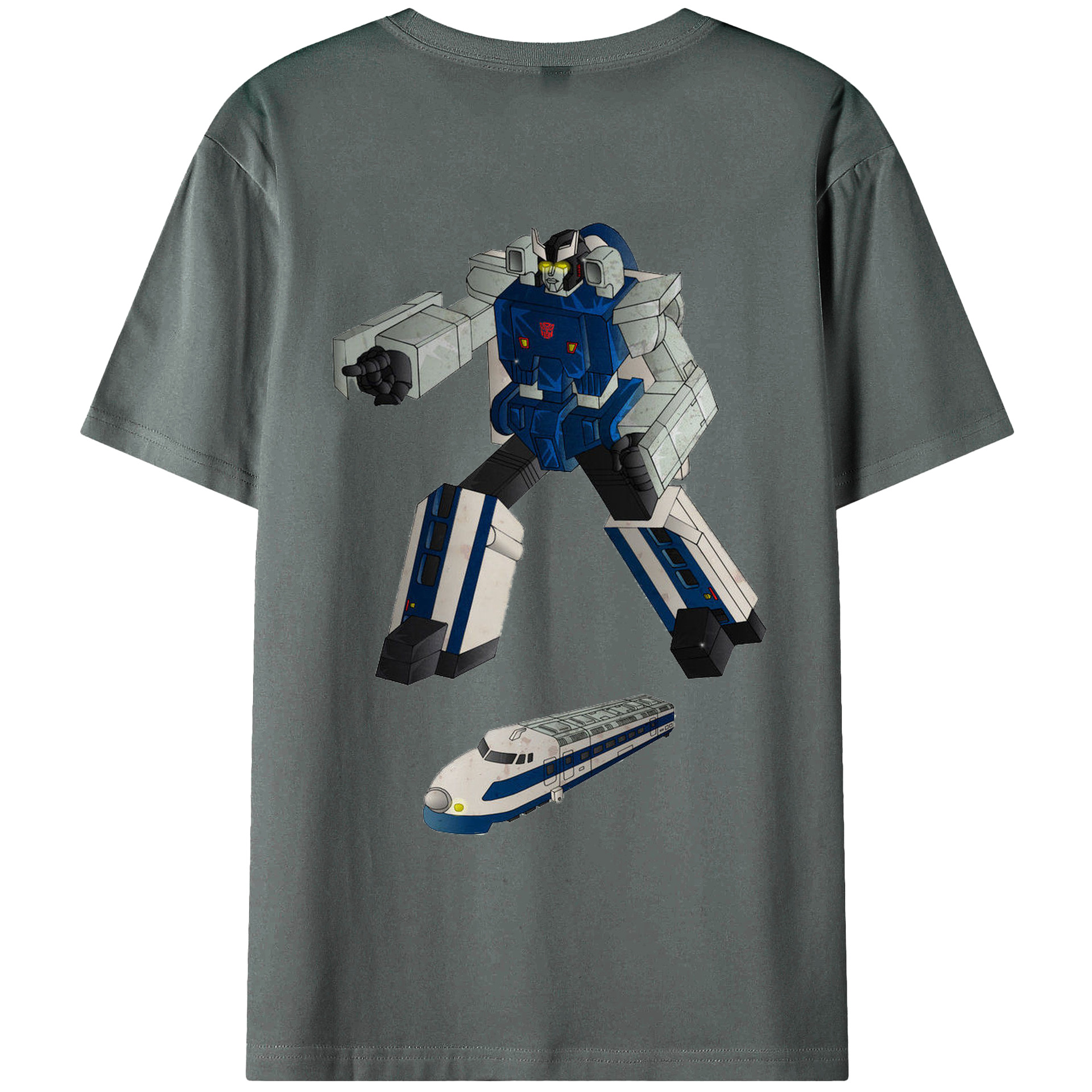 （画像用）  綿100％ メンズ半袖Tシャツ（バックプリント） 通気性